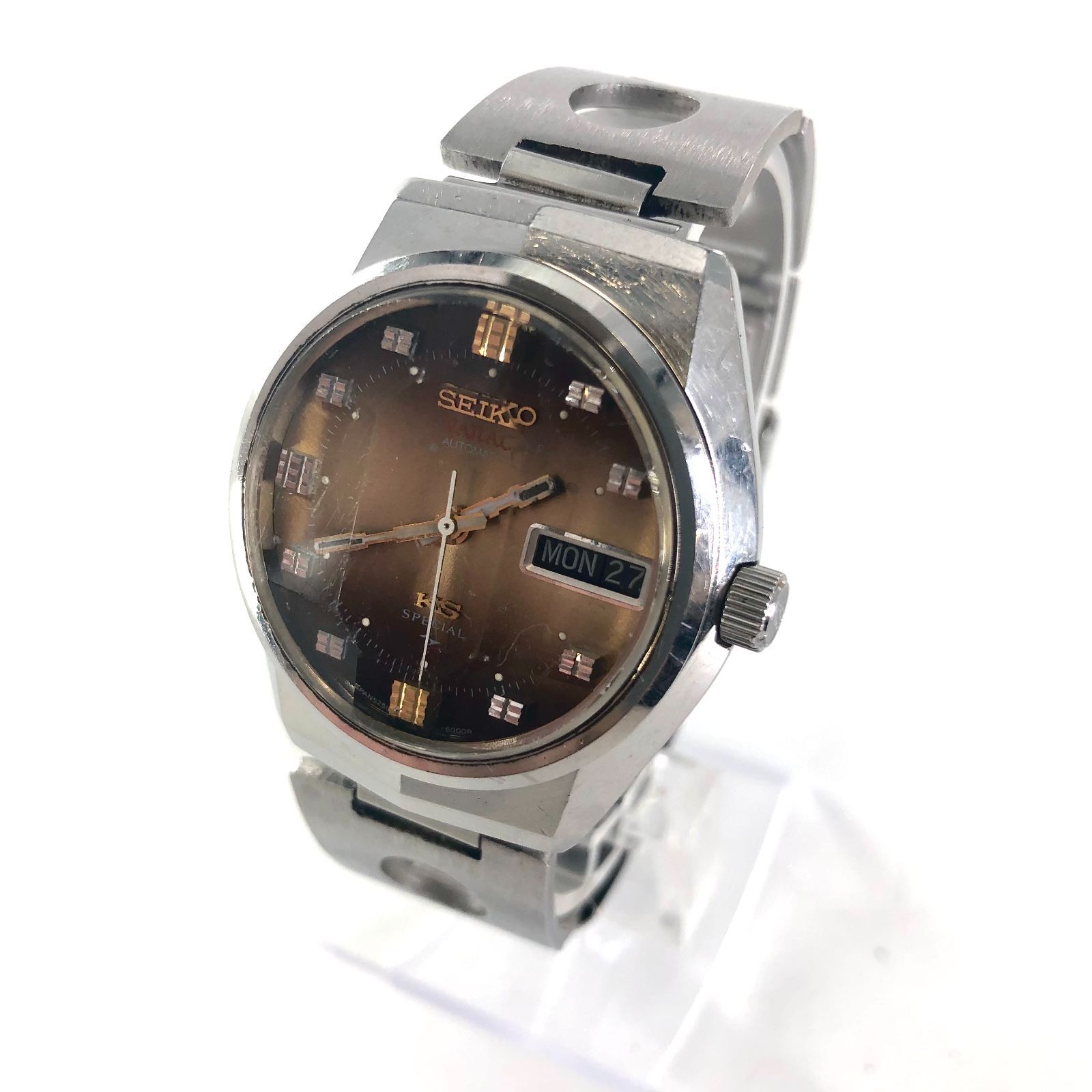 SEIKO セイコー KING SEIKO VANAC キングセイコー バナックスペシャル 5256-6000 AT/SS デイデイト メンズ腕時計  グリーン文字盤【ND-786】 - 人気の激安販壳