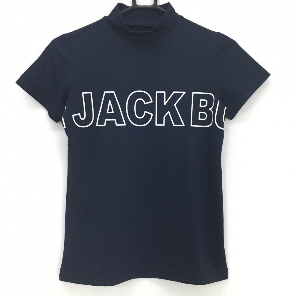 JACK BUNNY ジャックバニー ハイネック 半袖ワンピース ブラック系 2