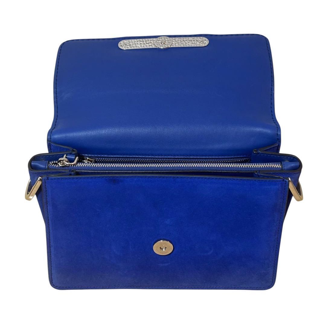 ●TOD'S●スモール スエード ショルダーバッグ Woman イエロー トッズ Di バッグ フォリオ レザー バッグ