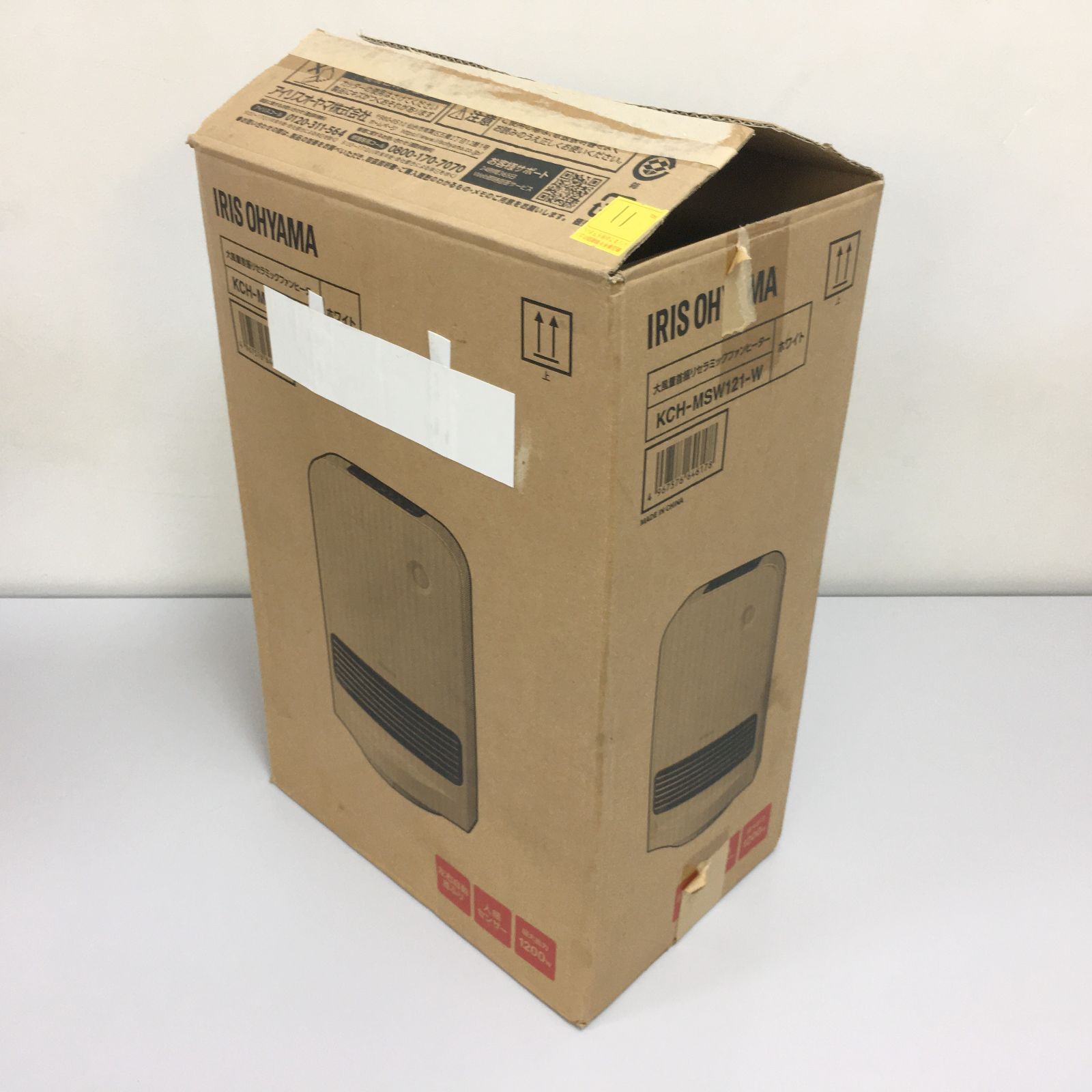 〇アイリスオーヤマ 大風量 首振りセラミックファンヒーター KCH-MSW121-W WWW_KANDAIZUMI_COM