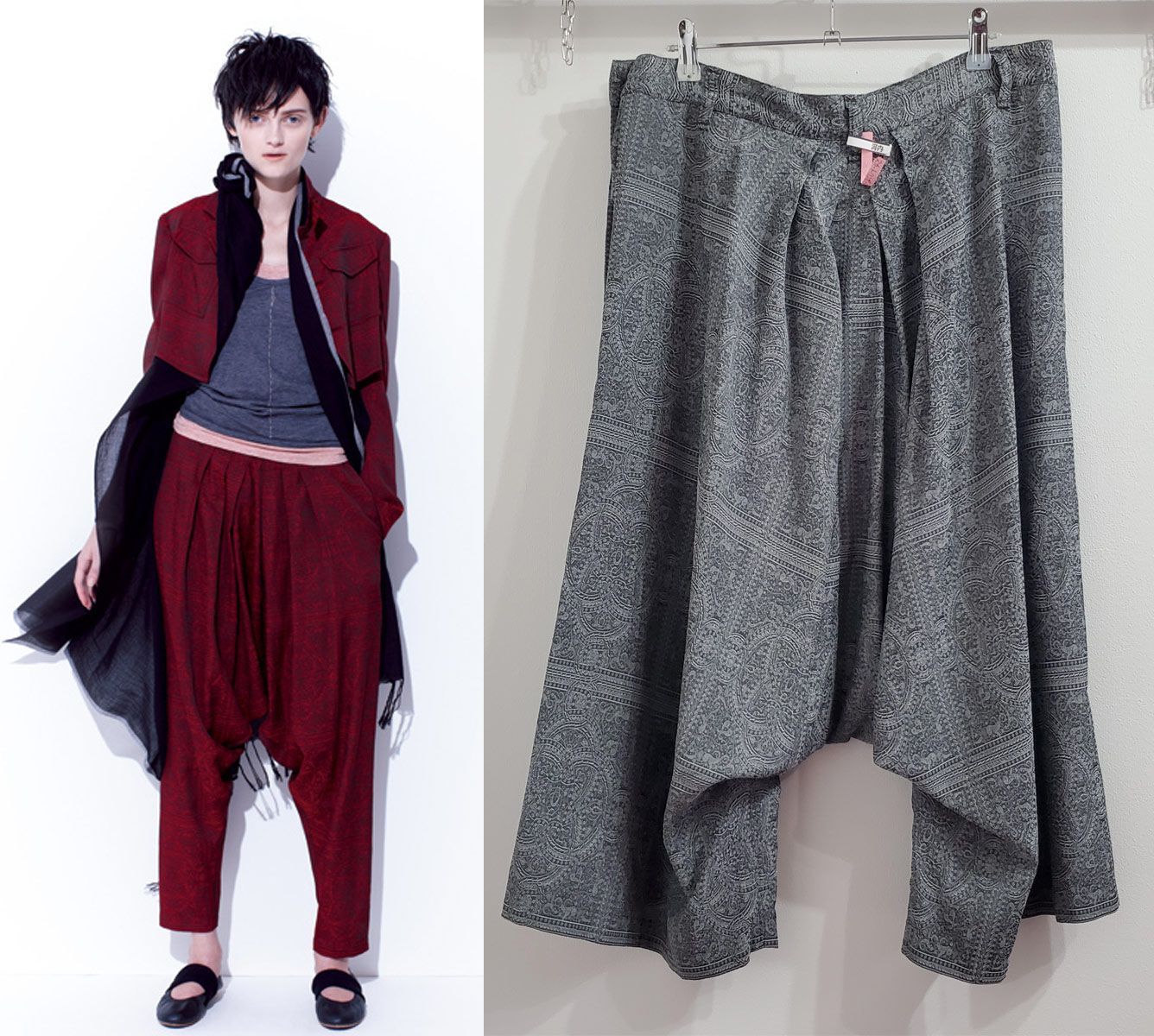 ワイズ　　Ｙｓ　　サルエルパンツ Ys(ワイズ) クロップドサルエルパンツ レディース パンツ その他