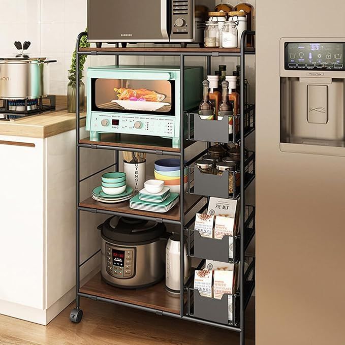 ベルメゾン シンク下引出し付き収納ラック スライド ボトル