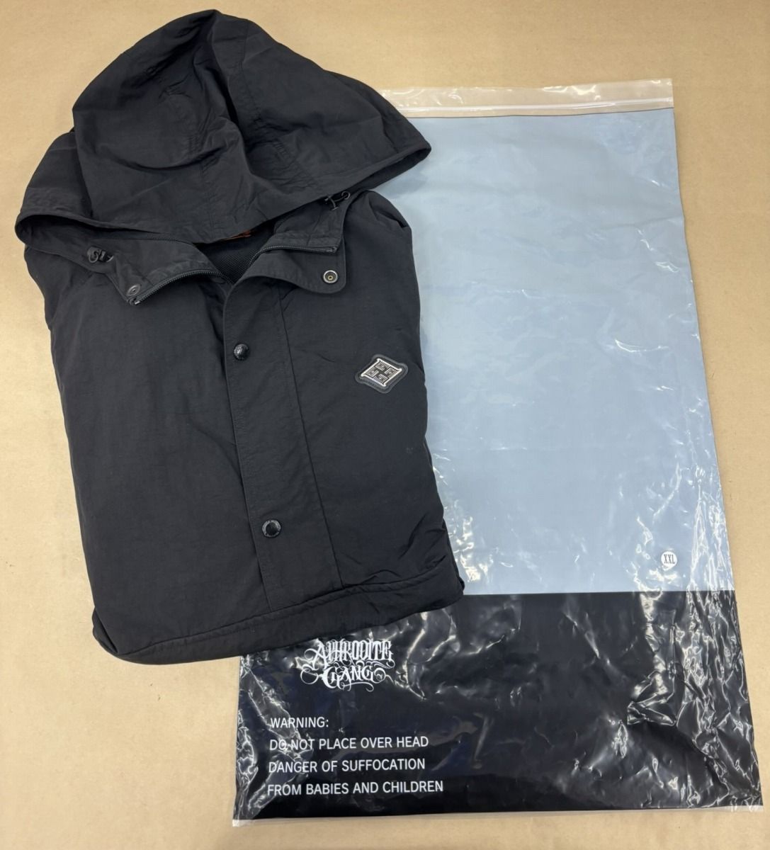 BUDSPOOL× GAKKIN 麻家紋 SIDE STRIPED NYLON ANORAK JACKET サイズXXL 