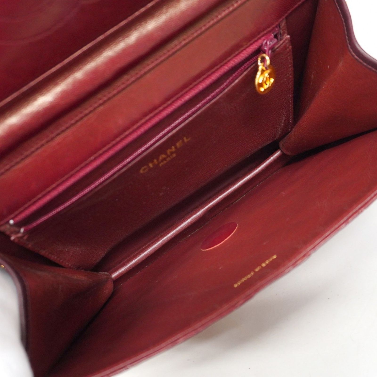 使用わずか❣️高級品✨　 シャネル マトラッセ ラムスキン ボルドー J42 使用わずか❣️高級品✨ シャネル マトラッセ ラムスキン
