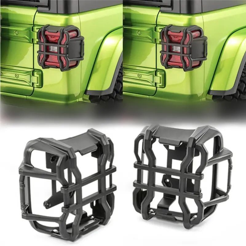 JEEP ジープ ラングラー JL 2018-2025対応 アルミ製 テールライトガード 尾灯プロテクター 外装カバー 一対 |5.10