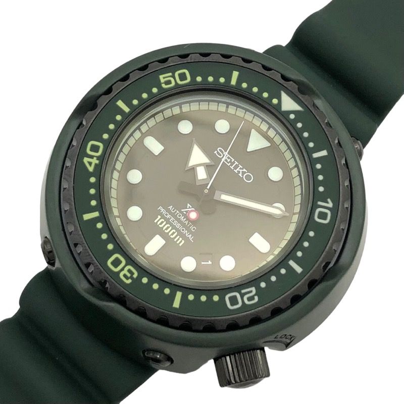 セイコー SEIKO プロスペックス 機動戦士ガンダム40周年記念 量産型ザク 限定モデル SBDX027 チタン/SS/シリコンストラップ 自動巻き  メンズ 腕時計 OKURA (おお蔵) メルカリ店 メルカリ