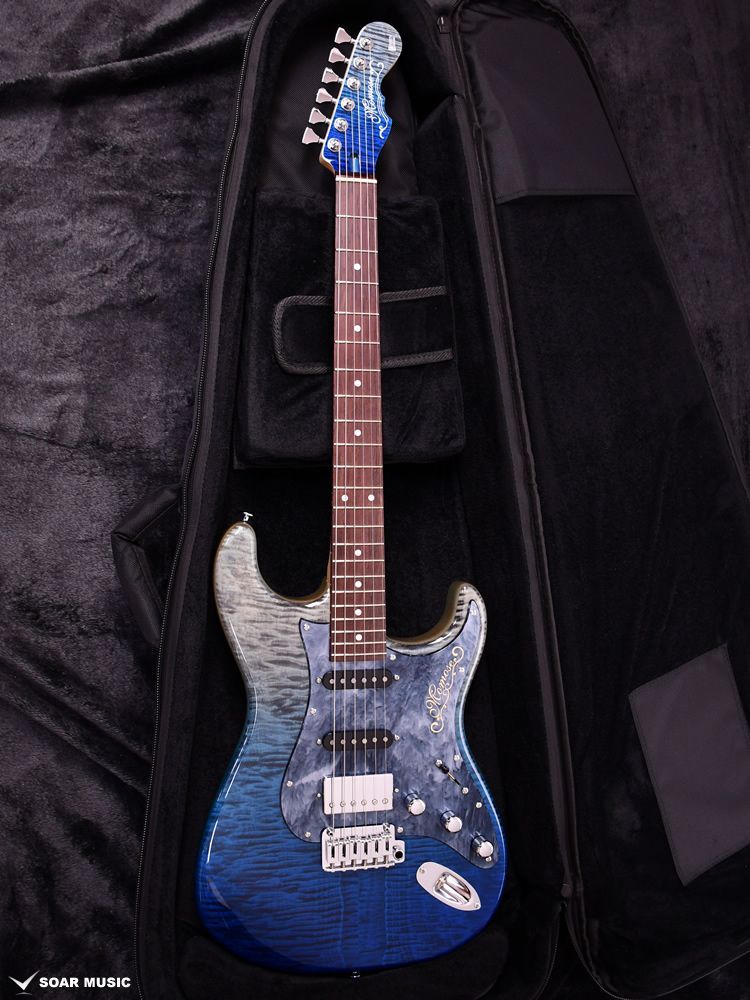 美品】ストラト エレキギター ハムバッカー HSS構成 【カスタム