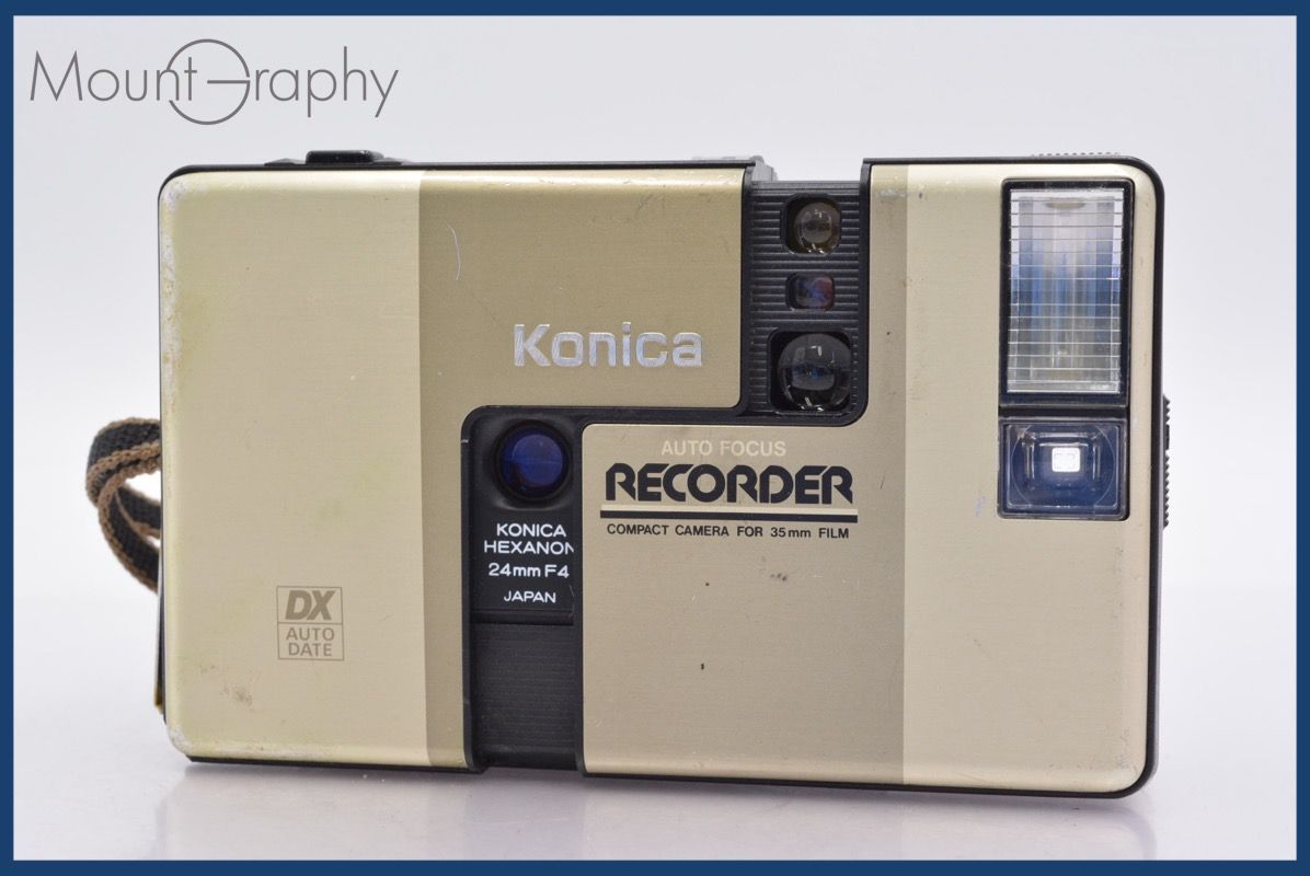 ☆ジャンク特価☆ コニカ Konica RECORDER 24mm F4 同梱可 #mj5015