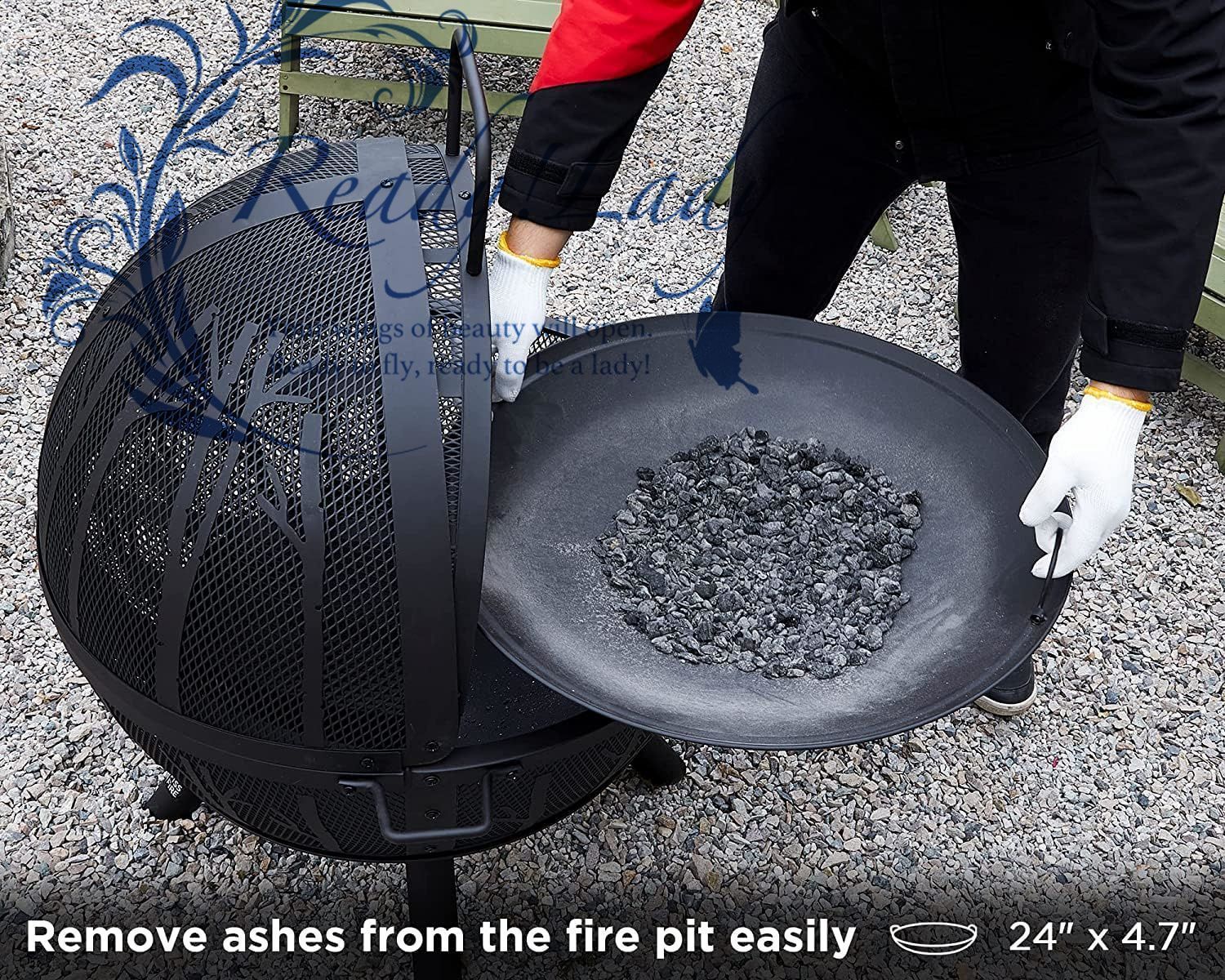 燃えるようなボール