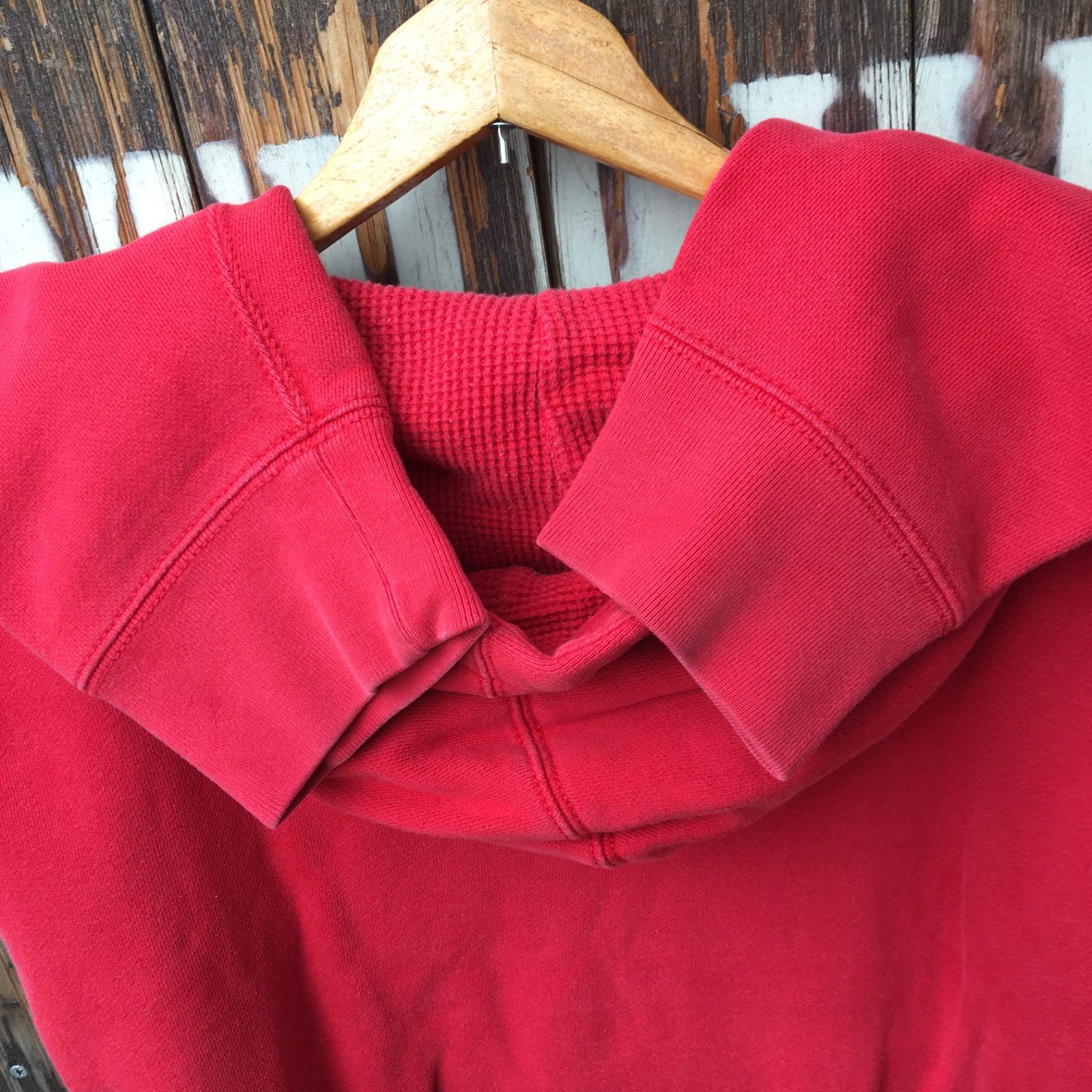 【Polo Ralph Lauren】ポロラルフローレン フルジップ スウェット パーカー  赤 無地◆Size:US-XL