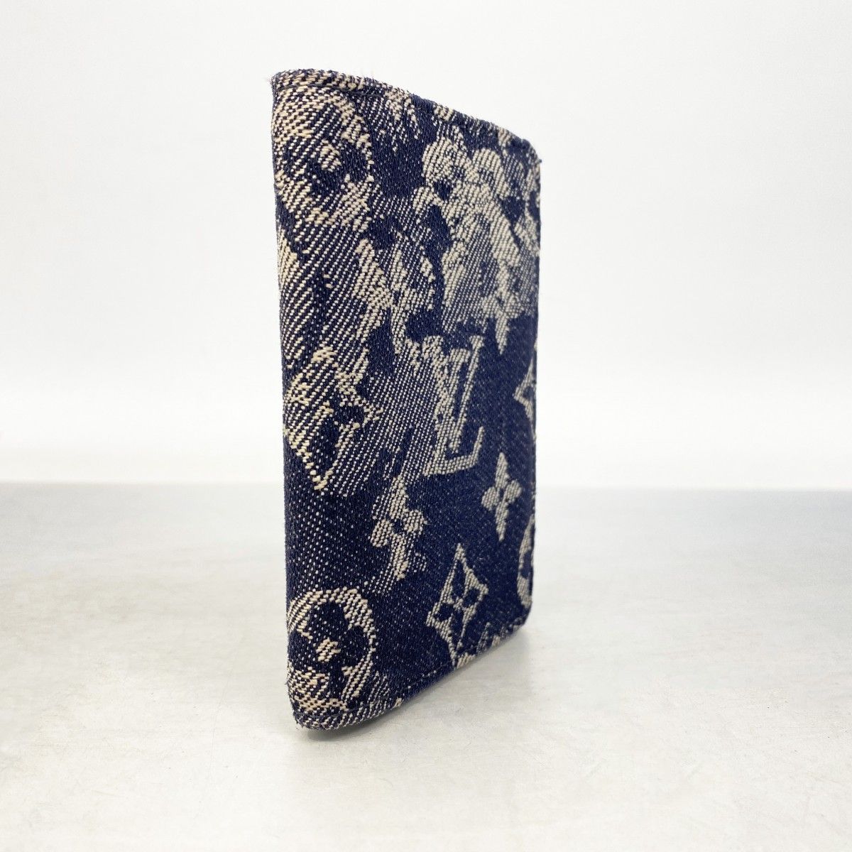 5ma0537 ルイヴィトン カードケース モノグラム タペストリー オーガナイザードゥポッシュ M80025 ネイビー レディース