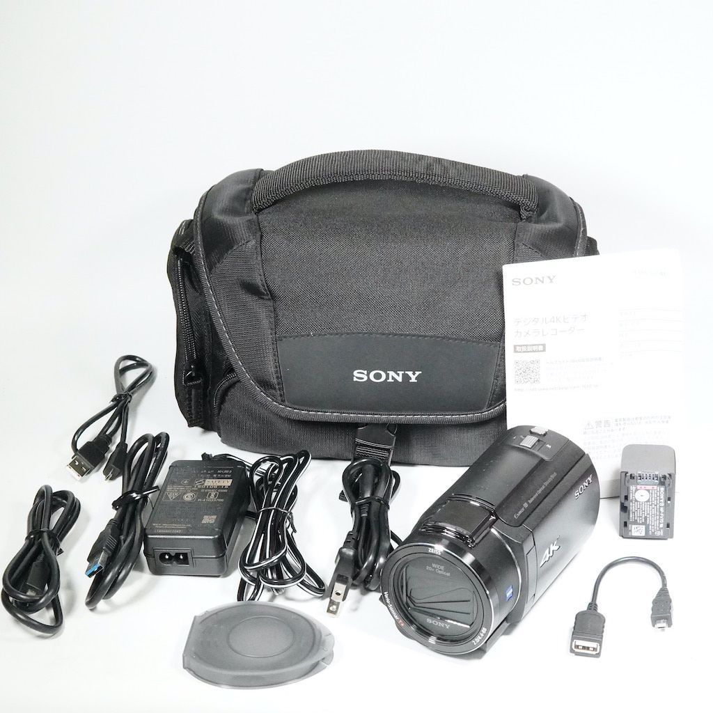 SONY ソニー FDR-AX40 ブラック ケース 返金保証 |1821