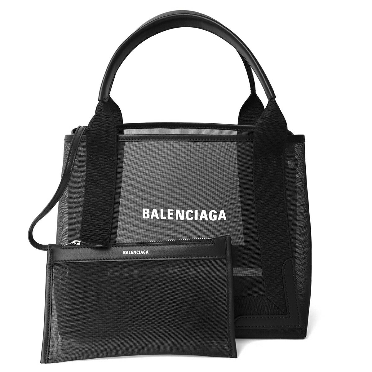 新品 バレンシアガ BALENCIAGA トートバッグ ネイビー カバ