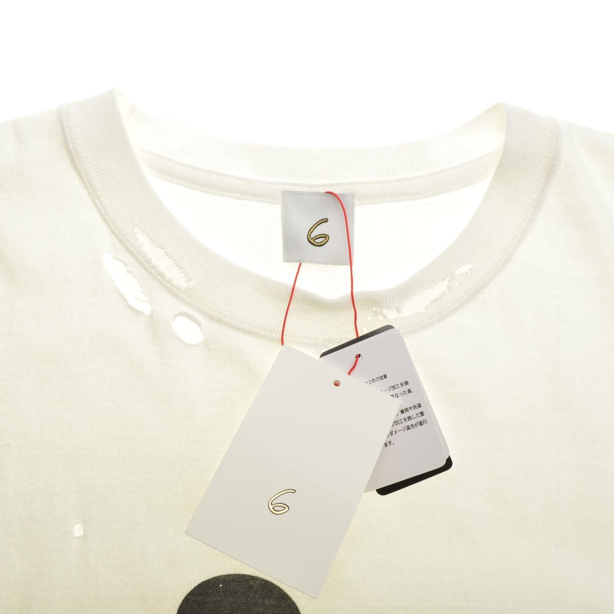 6(ROKU)UNITEDARROWS】8617-699-0514 MICKEY/Tシャツ 半袖Tシャツ