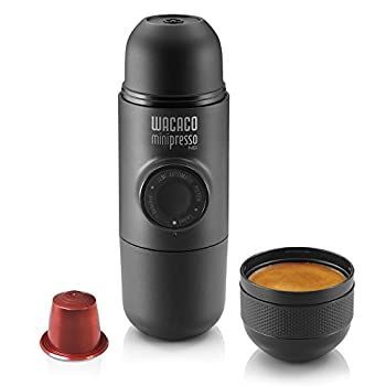 WACACO エスプレッソマシン手動でプッシュ式 互換カプセル専用Minipresso NS