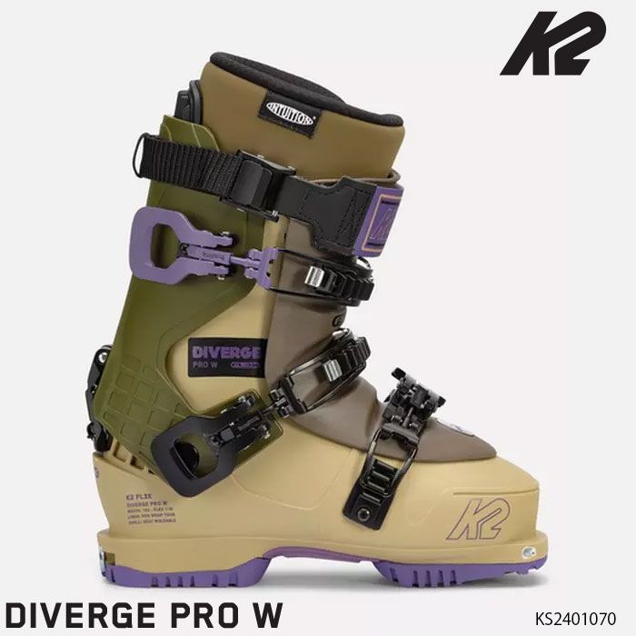 スキーブーツ レディース ケーツー 24-25 K2 DIVERGE PRO W ダイバージ プロ ウーメン 女性用 日本