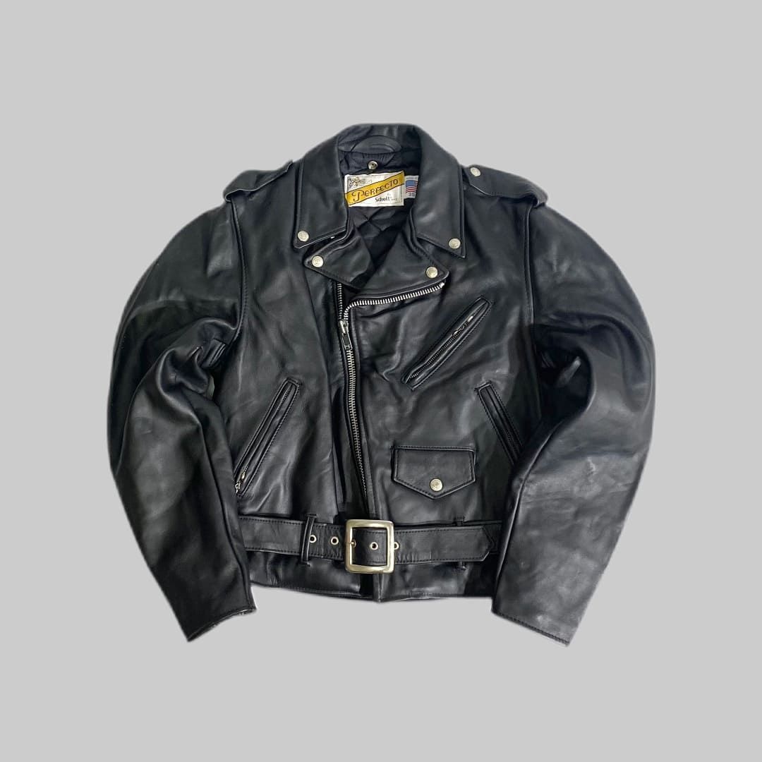 1980-90年代ヴィンテージ！極上美品！ショット618レザーダブルライダース SCHOTT 618 ヴィンテージ レザー ダブル ライダース 80s 90s MADE IN