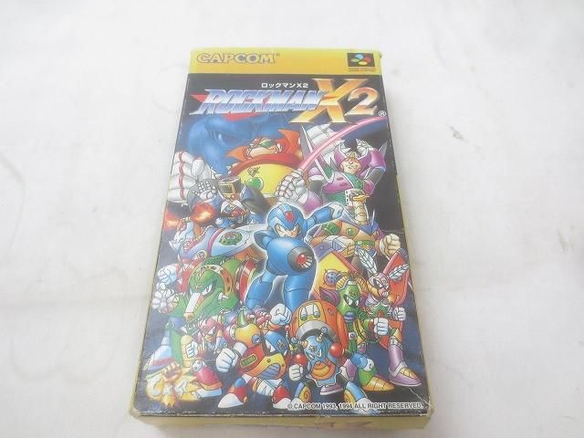 ゲーム スーパーファミコン ソフト ロックマンX2 取扱説明書 き