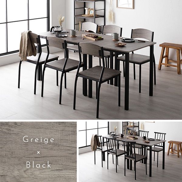 ダイニングセット 8点 分割 テーブル 180cm チェア 木製 6人掛け ダイニングセット 8点 分割 テーブル 180cm チェア 木製 6人掛け