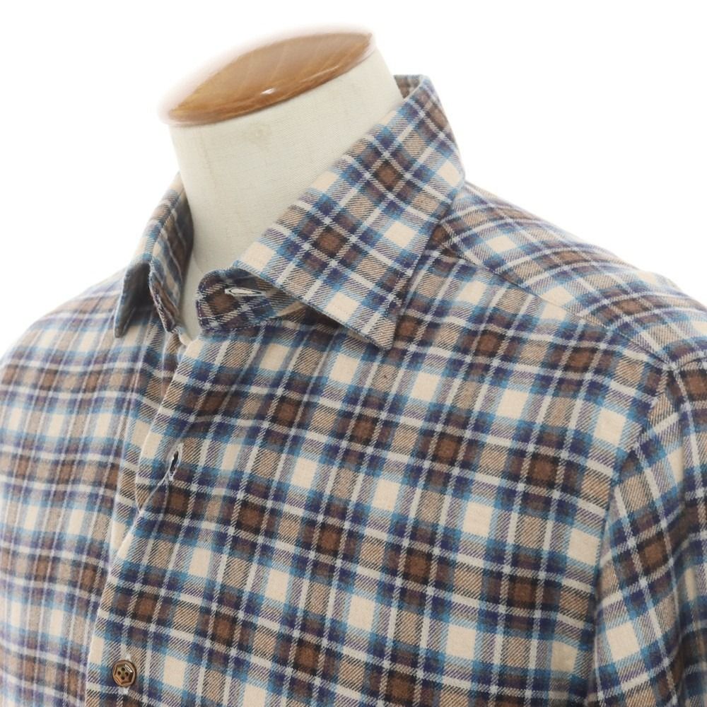 新品】バルバ ダンディライフ BARBA DANDY LIFE コットンネル チェック  