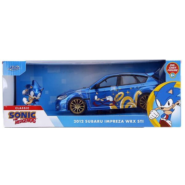 ソニック・ザ・ヘッジホッグ ミニカー　スバル インプレッサ WRX STI Amazon.com: Sonic The Hedgehog 1:24 2012 Subaru Impreza WRX