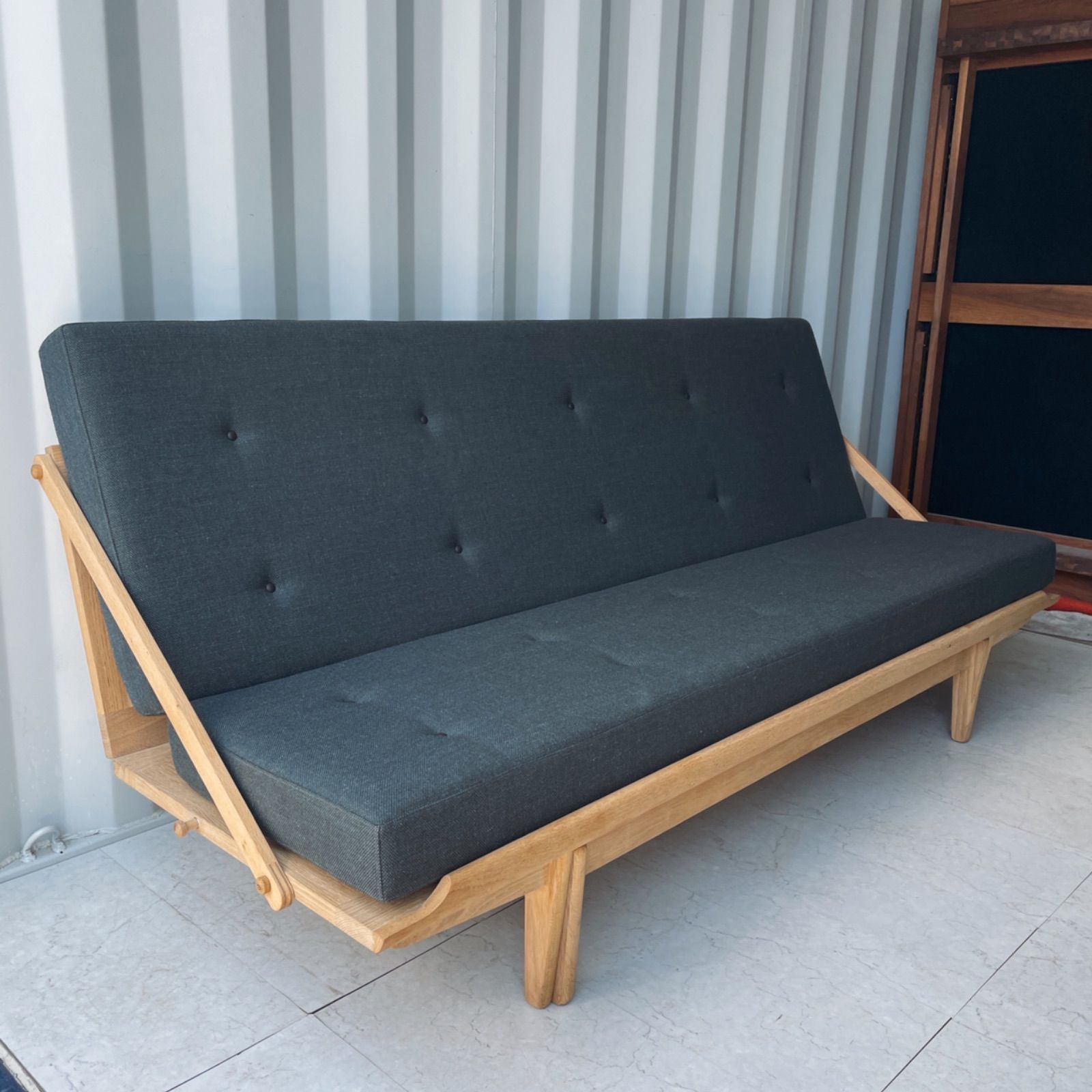 取付無料！ポール M. ヴォルダー デイベッド 北欧家具 天然木ソファベッド✨ 取付無料！ポール M. ヴォルダー デイベッド 北欧家具 天然木ソファ