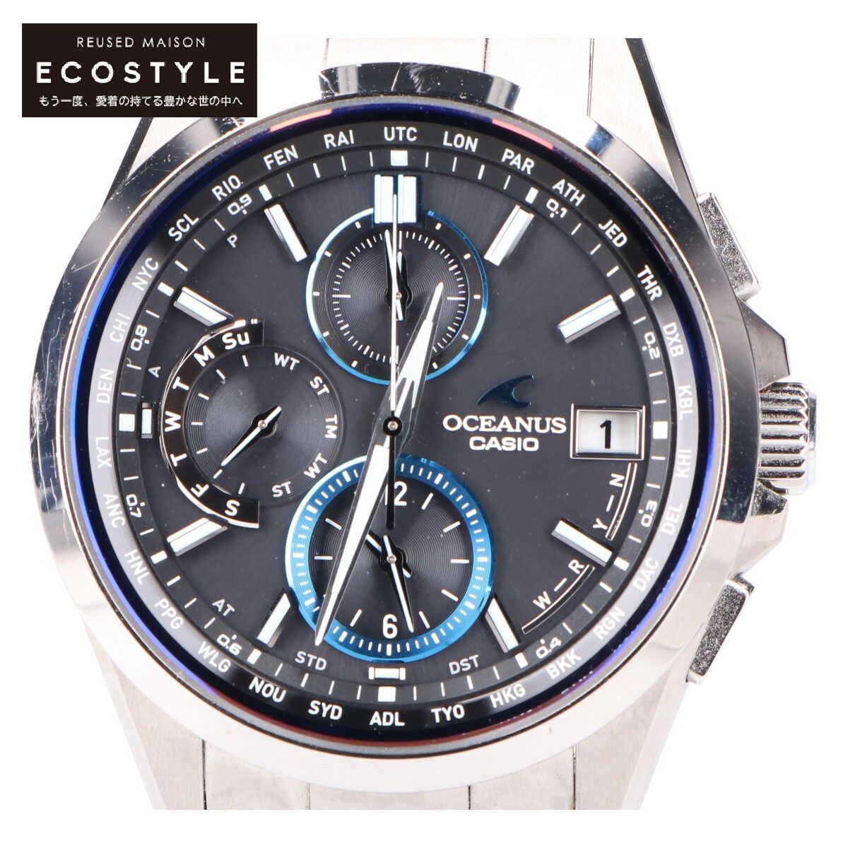 CASIO カシオ 【美品】OCW-T2600-1AJF Classic Line OCEANUS 