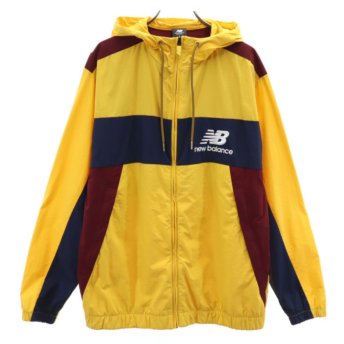 NEW BALANCE ニューバランス ナイロンジャケット L イエロー メンズ 