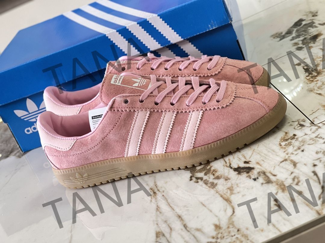 人気 Adidas Originals Bermuda Trainers   カップルシューズ レディース/メンズ  箱付 ピンクビーチ