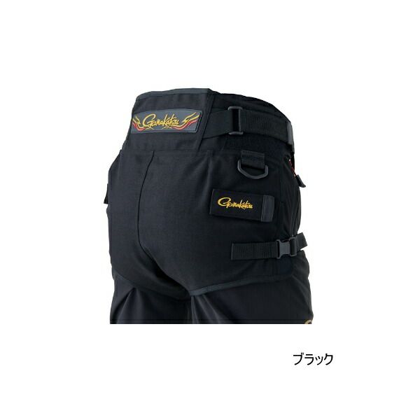 ≪'24年3月新商品！≫ がまかつ コーデュラ(R) ヒップガード(ハイバックタイプ) GM-3726 ブラック LLサイズ