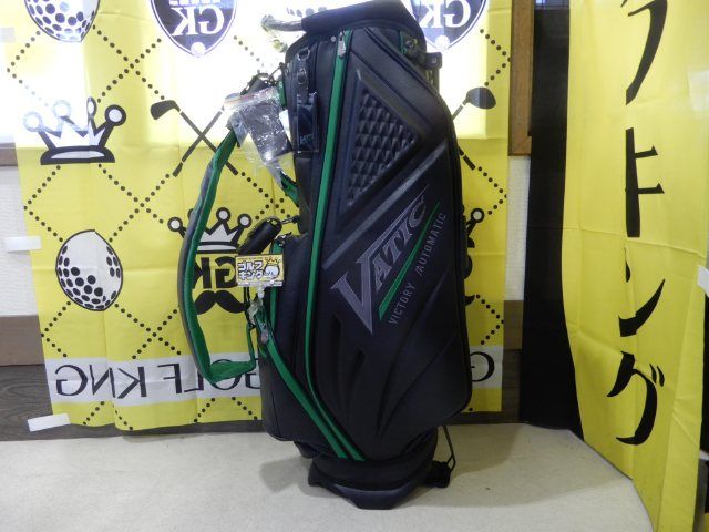 1本のみ・半額以下・税込25，000円★新品★VATICバティックスタンド式★ブラック VATIC キャディバッグ