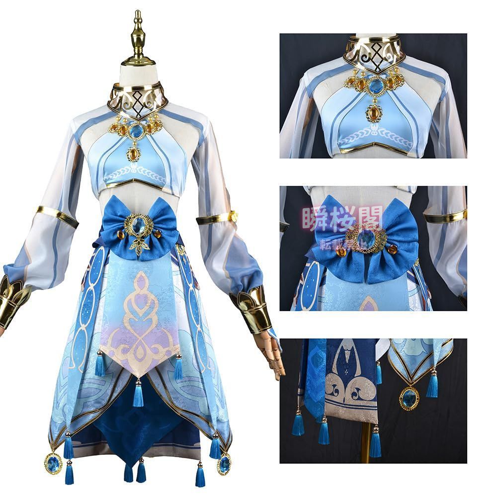 原神 コスプレ カチーナ ナタ 衣装 フルセット 靴 ナタ Shining Jade