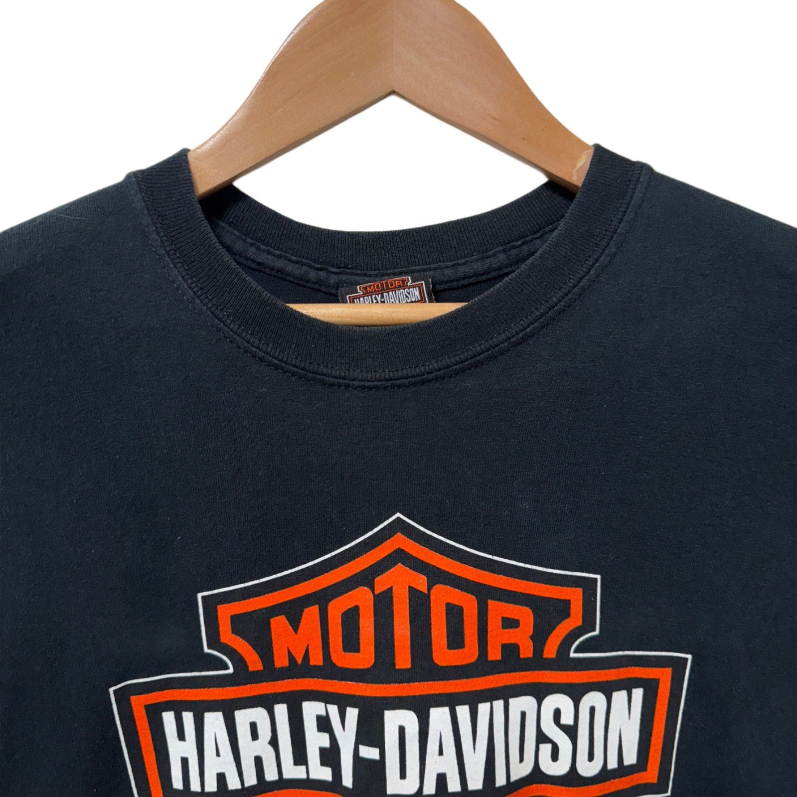 レア USA 00s Harley Davidson ハーレー Tシャツ バイク 00s USA製 Hanes HARLEY-DAVIDSON ハーレー ダビッドソン