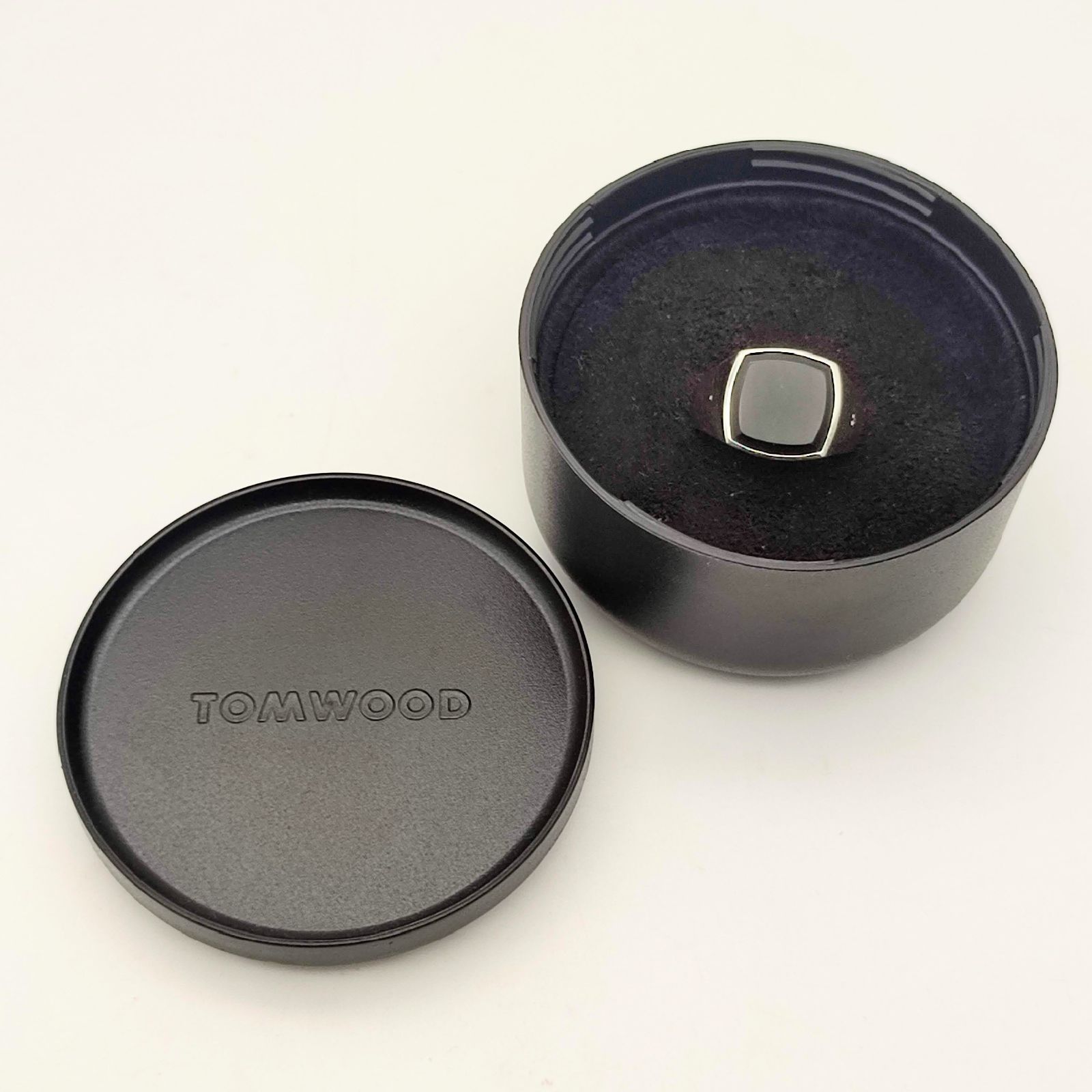 美品】Tom Wood トムウッド クッションブラックオニキスリング SILVER 