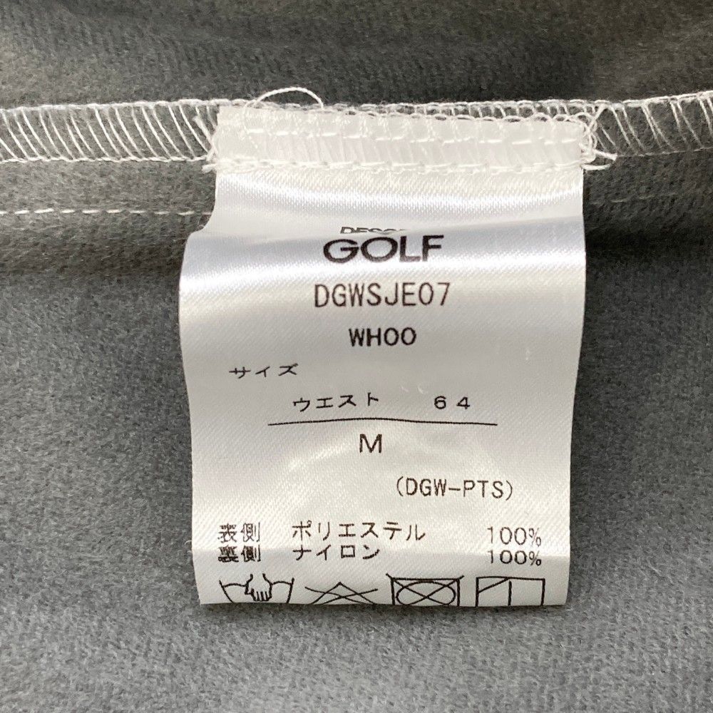 サイズ：M DESCENTE GOLF デサントゴルフ  プリーツ切替 裏起毛 スウェットスカート  グレー系 [240101420370] ゴルフウェア レディース ストスト サイズ：M DESCENTE GOLF デサントゴルフ プリーツ切替 裏起毛