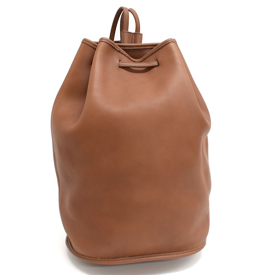 Vintage COACH The Sling Drawstring Bucket Shoulder Bag Old Coach 9929 Brown Leather