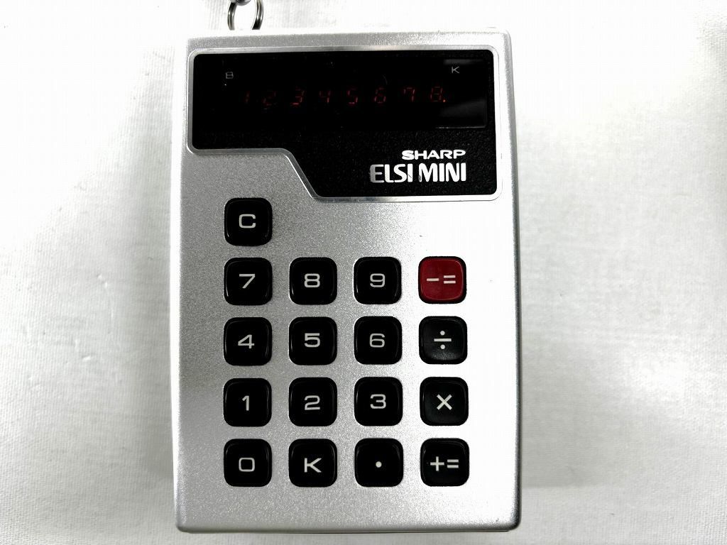 s24t-0558y【中古】SHARP ELSI MINI シャープ エルシーミニ 電卓 EL