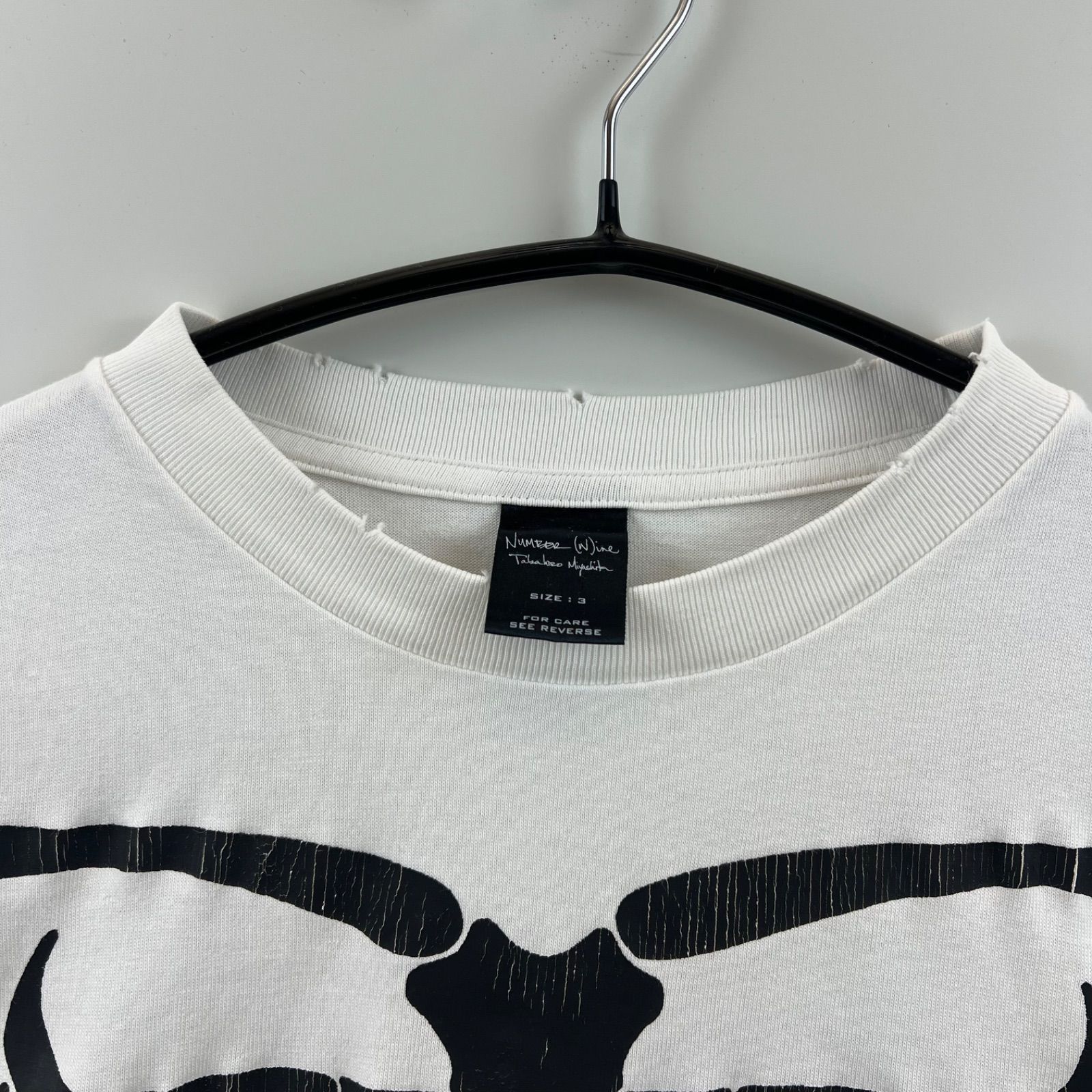 NUMBER(N)INE archive 04ss DREAM skull bone L/S Tee 3