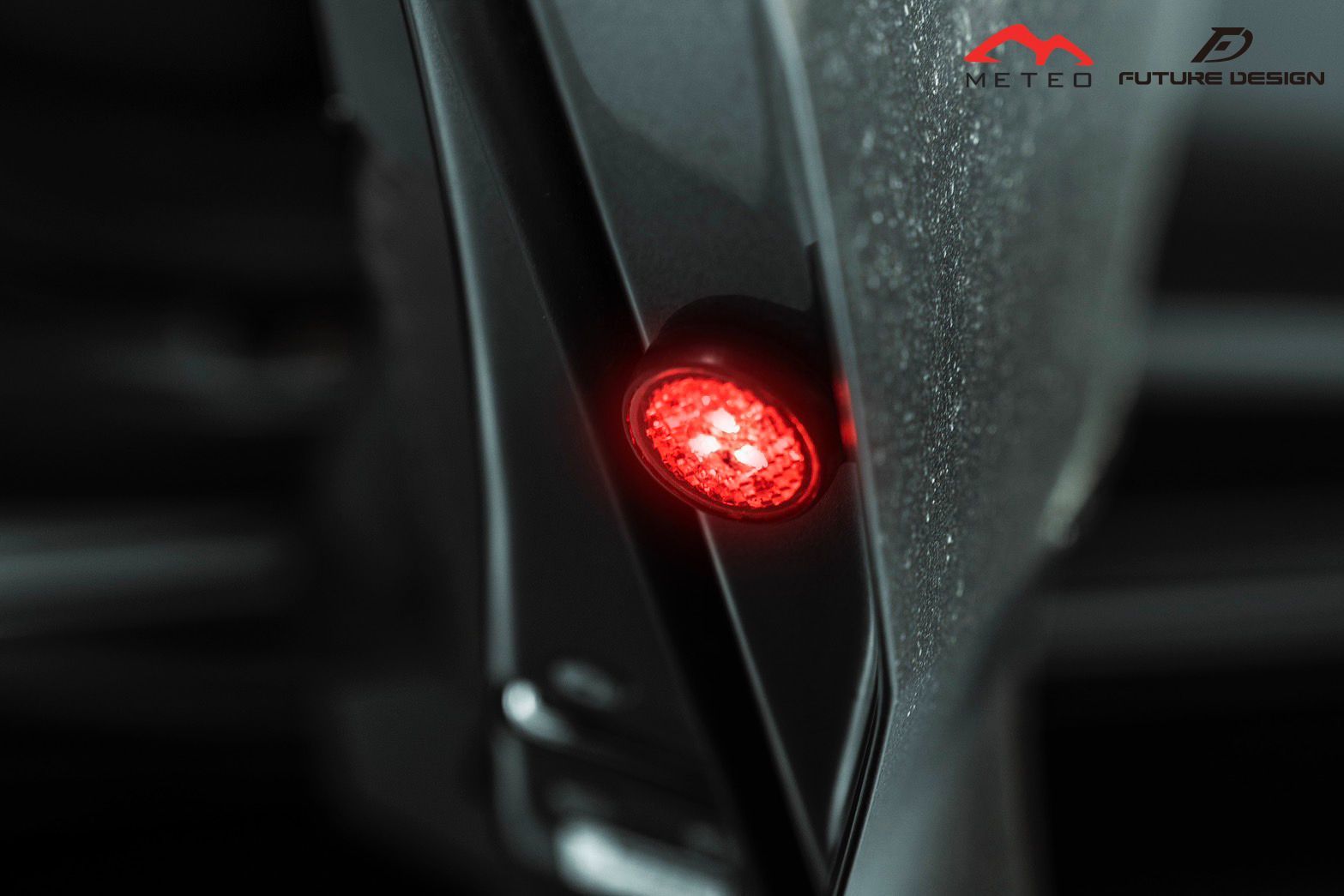 【保証一年間】METEO BMW G20 G21 全年式 リア用 ドアワーニング フラッシュLED 赤 レッド テールに RRHT-C1 反射板機能 リフレクター カスタム エアロ