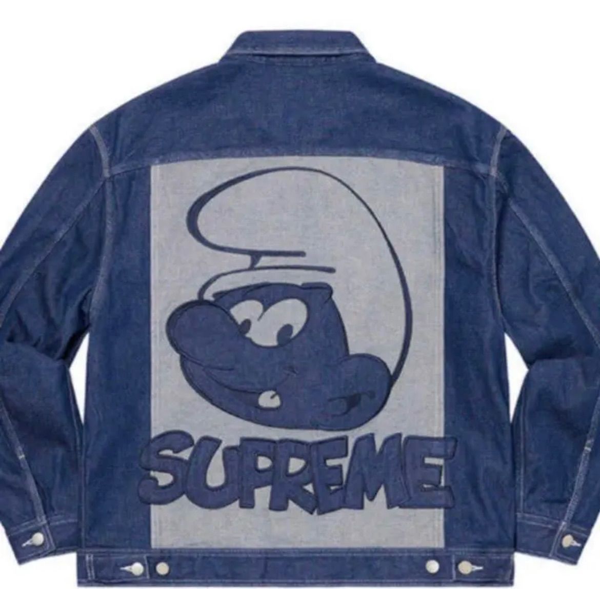 Supreme smurfs Denim jacket M