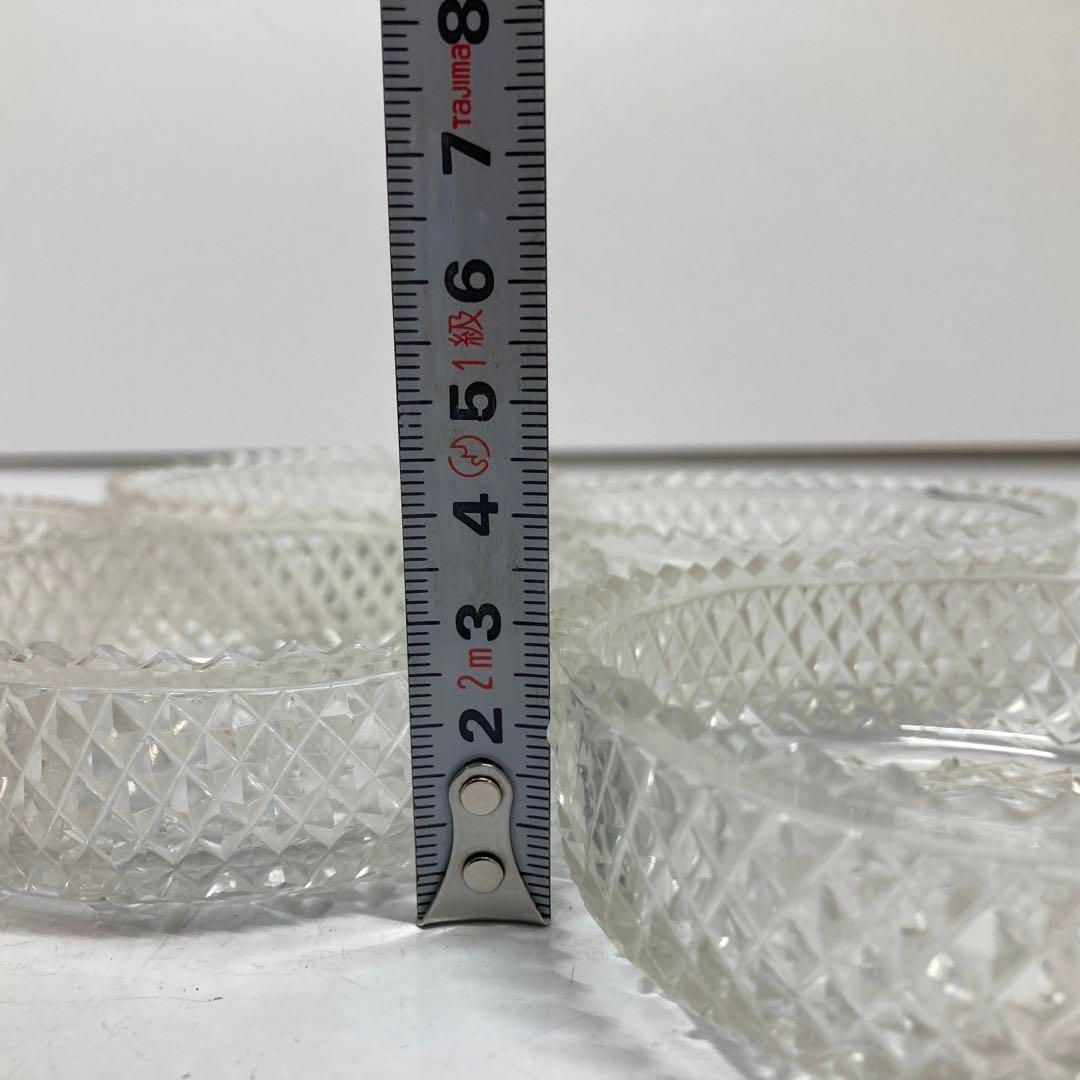 ギヤマン小皿 幅約9.1㎝