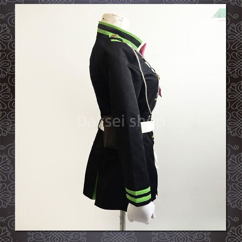 終わりのセラフ 柊シノア ひいらぎ シノア 女子制服 月鬼ノ組分隊長 げっきのくみぶんたいちょう 風 コスプレ衣装 演出服 変装 cosplay