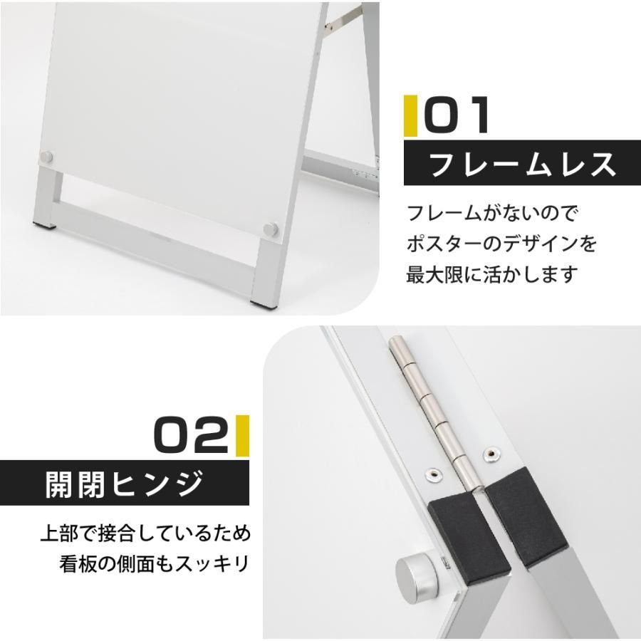 倒れない A型看板