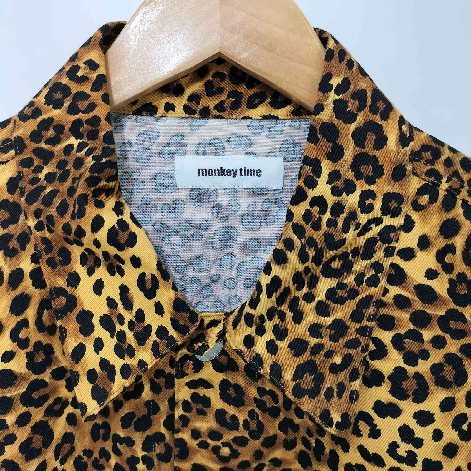 モンキータイム MONKEY TIME 2021SS KATURAGI TRACK JACKET レオパード 