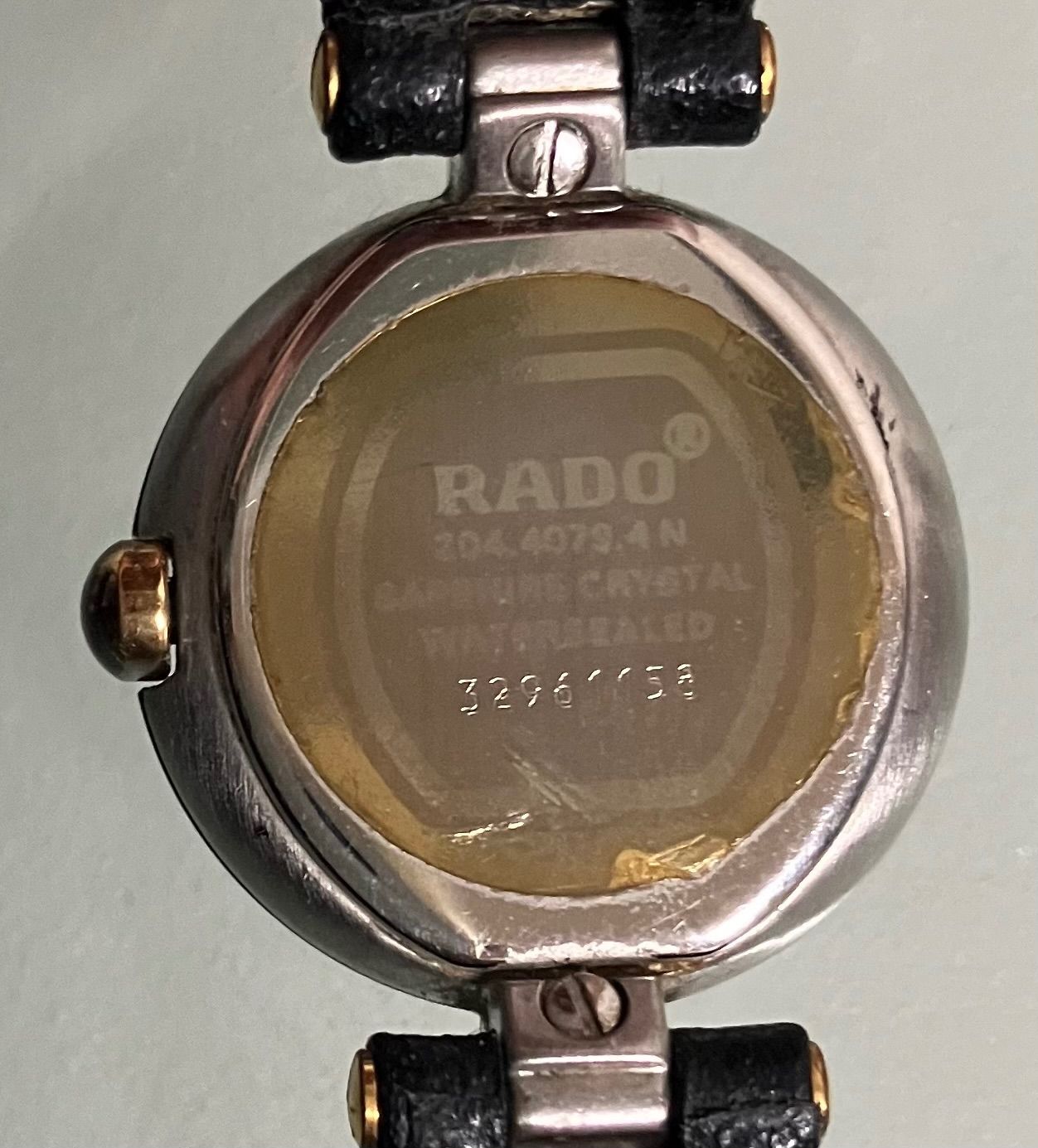 ☆稼動品☆RADO ラドー☆204.4079.4N☆ブラック文字盤☆クオーツ