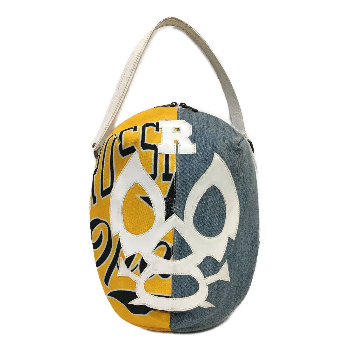 中古 ラッセルノ RUSSELUNO シューズケース イエロー×デニム シューズ