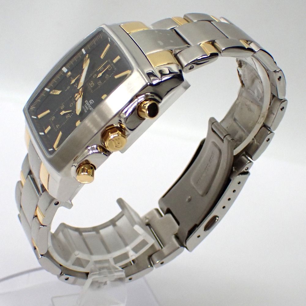 [カシオ] CASIO Edifice エディフィス クロノグラフ 10気圧防水ダイバー タキメーター腕時計 プレゼント ギフト 誕生日 父の日 クリスマス CASIO EDIFICE カシオ エディフィス クロノグラフ ブラック カシオ