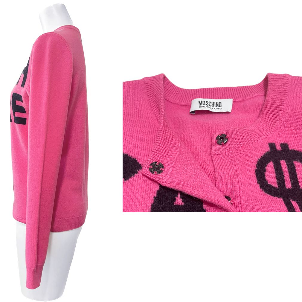 【MOSCHINO】モスキーノ ワンピース ニット　アルパカ　カシミア　カシミヤ MOSCHINO モスキーノ ニット レディース ワンピース ニット
