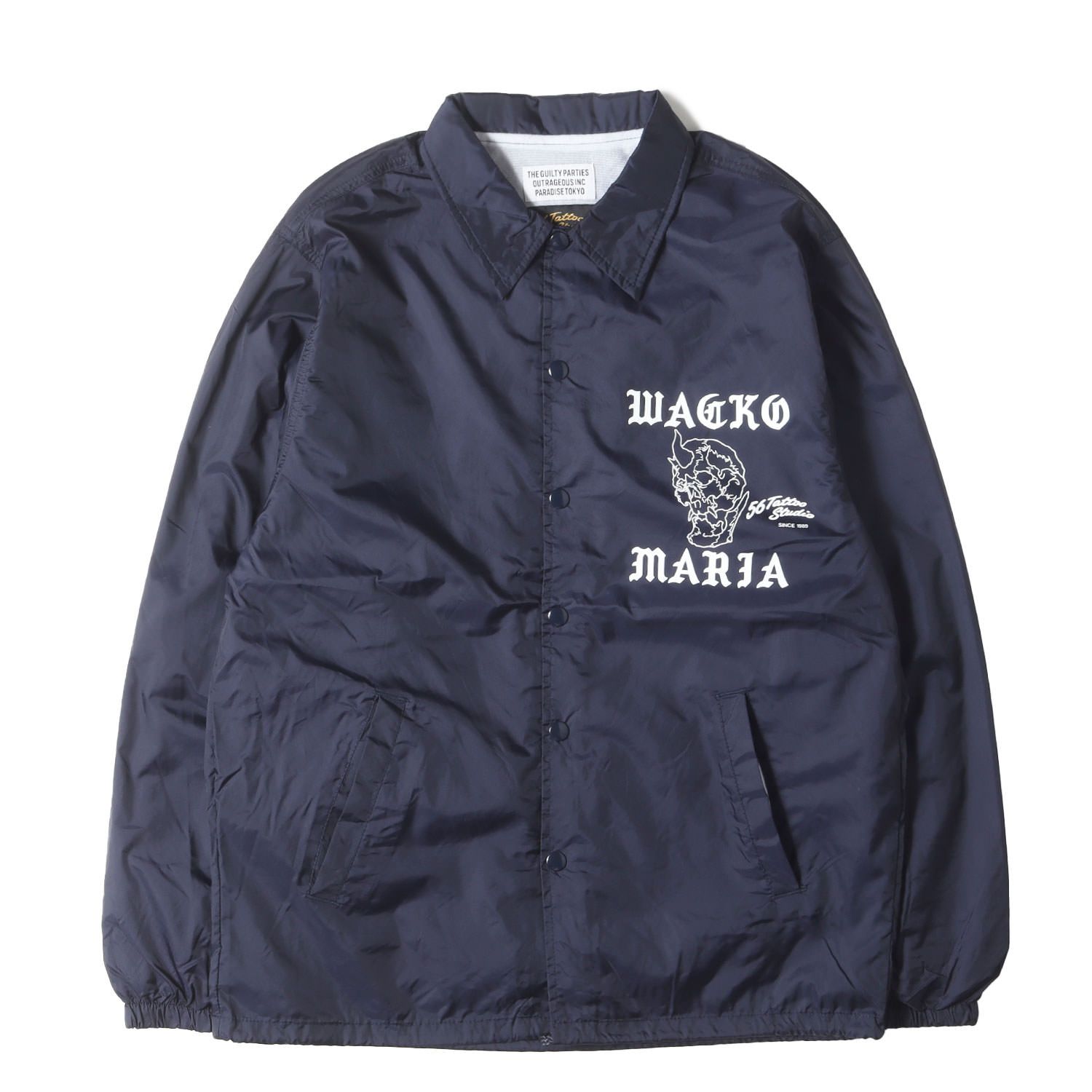 WACKO MARIA ワコマリア コーチジャケット Sサイズ 25SSE-WMO-NV05-B-min.jpg