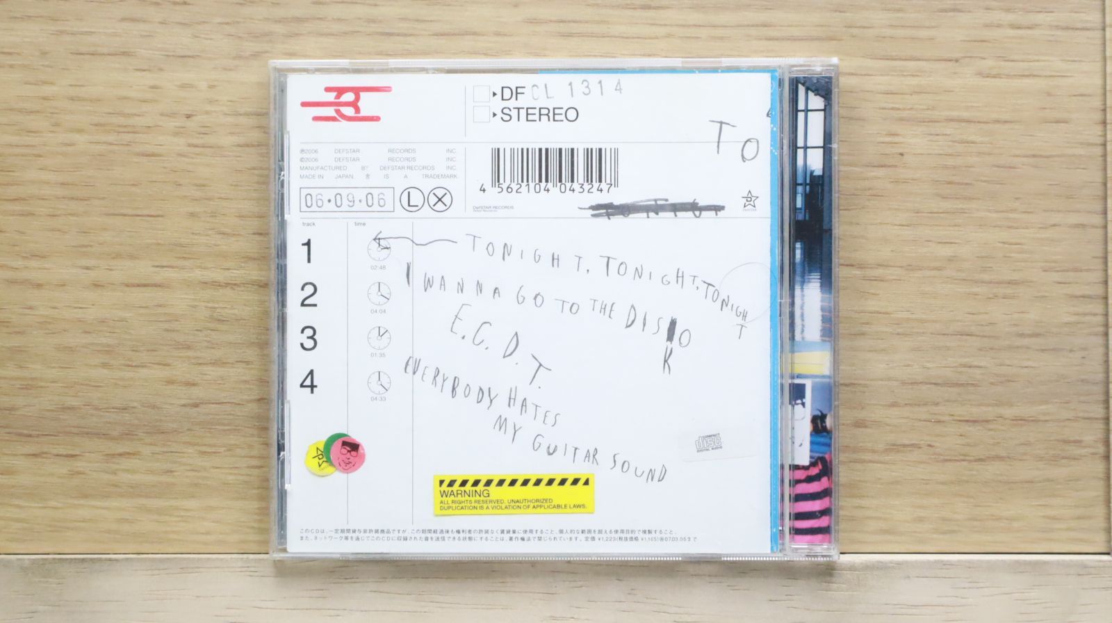 トゥナイト・トゥナイト・トゥナイト BEAT CRUSADERS MD プロモ盤 61AV0C0DQ3L.jpg